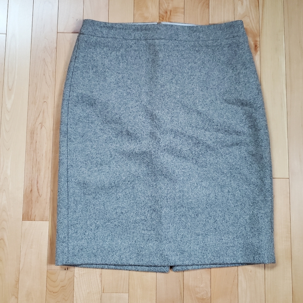 J. Crew Factory Gray Pencil Skirt